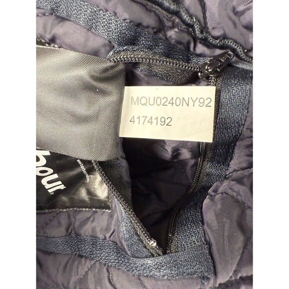 Barbour Mens Heritage Liddesdale Quilted Jacket Navy England Size L , MQU0240 - Picture 9 of 9